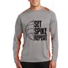 Long Sleeve Heather Colorblock Contender Tee Thumbnail